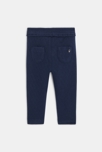 Pantalon maille fantaisie ceinture élastique bleu bébé fille 2