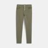 Pantalon mom paper bag vert fille