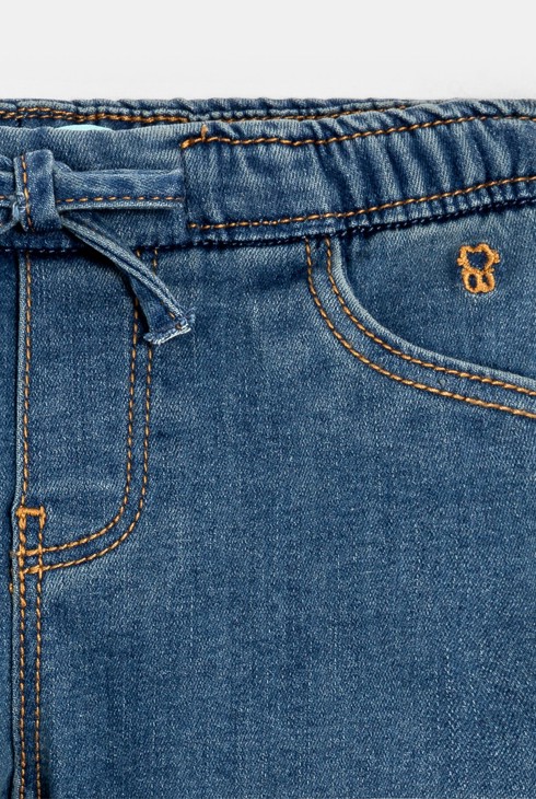 Mehke kavbojke z elastičnim pasom 2