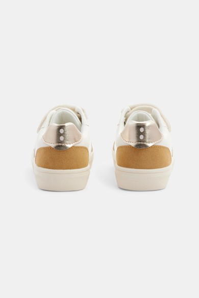 zero‪‪❤︎‬ページ✨️ BEIGE / L Girl's beige shiny streetwear trainers Okaïdi & Obaïbi