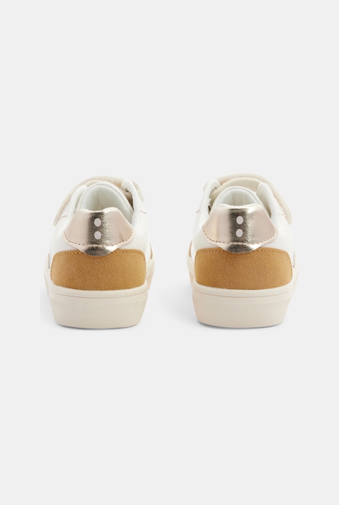 Glänzende Street-Turnschuhe in Beige Mädchen