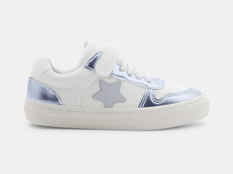 Basket basse street bleu fille 1