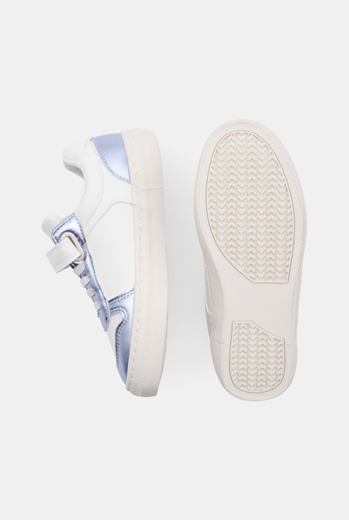 Zapatillas bajas street azul niña 2