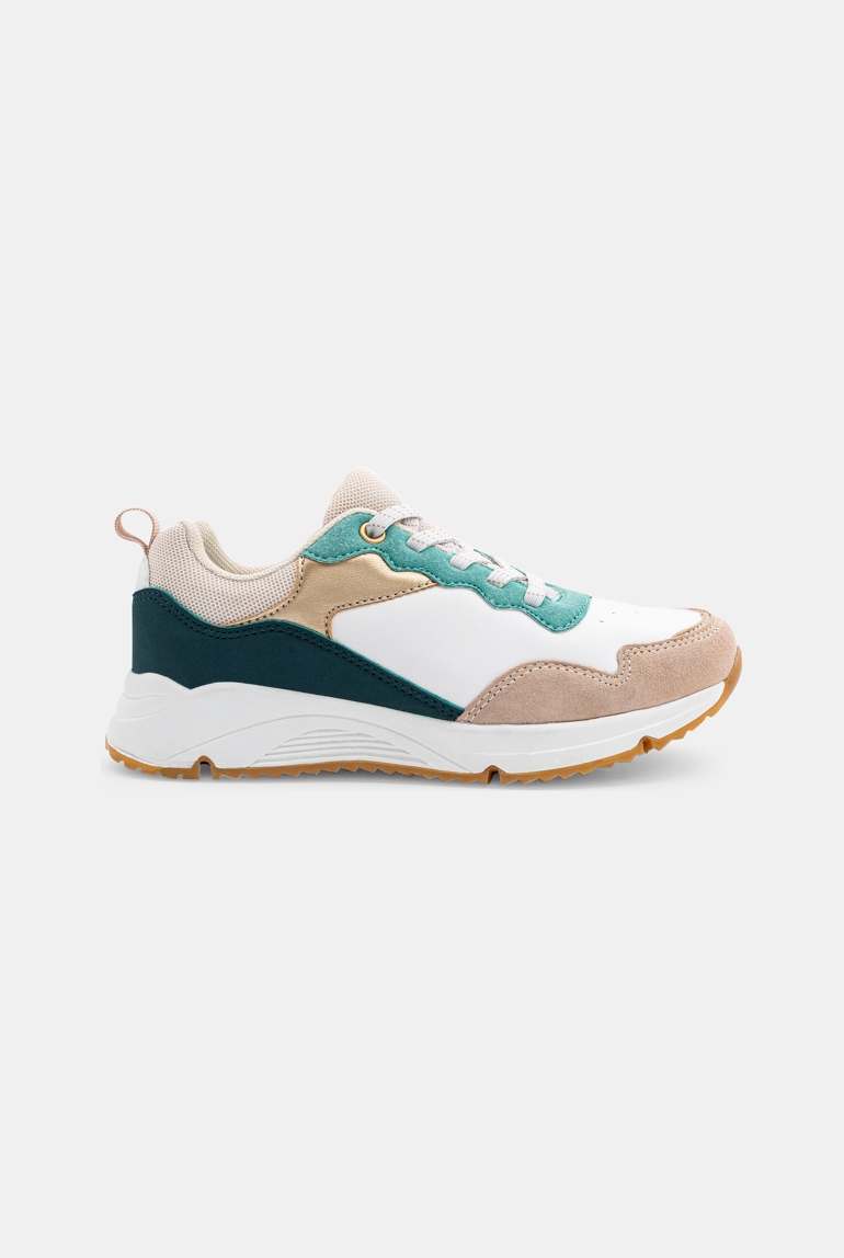 Baskets running vert fille 1