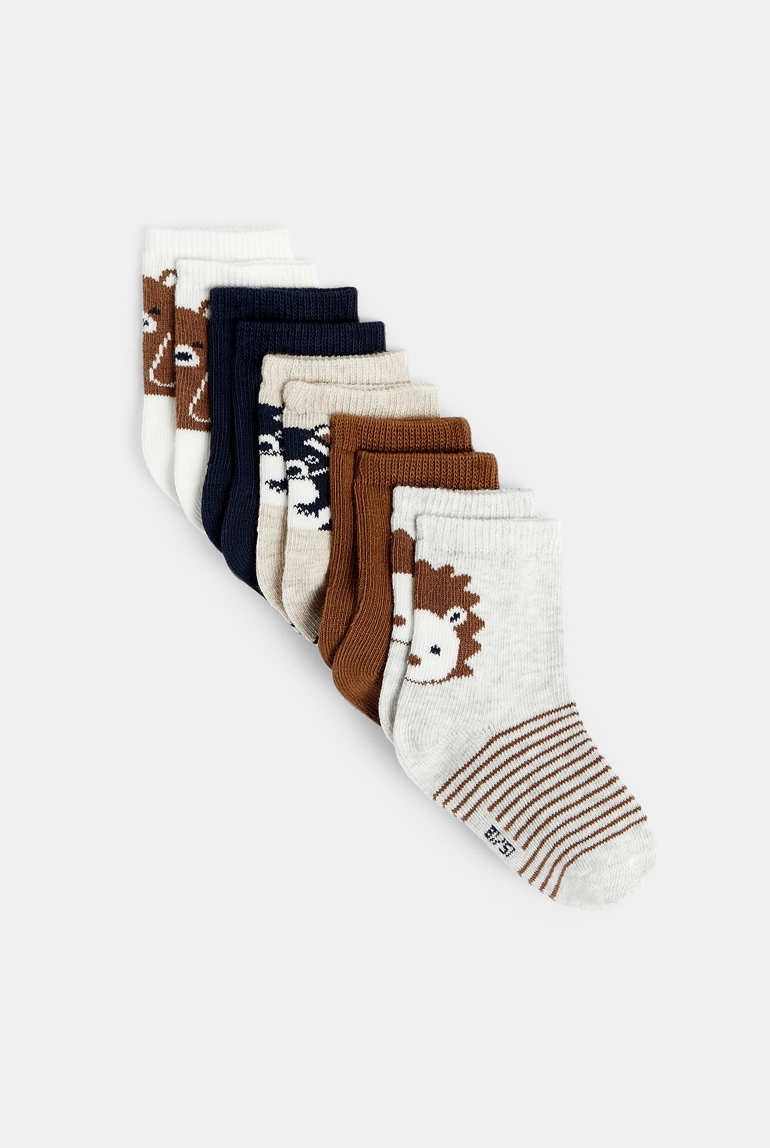 Chaussettes jacquard animaux (lot de 5) 1