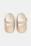 Ballerines chics festonnées blanc naissance 2