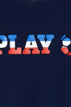 T-shirt manches longues foot bleu garçon 2