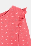 Baby-T-Shirt in Rippenstrick und mit Volants für Mädchen 2