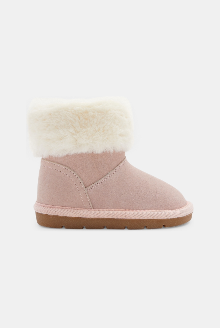 Boot croûte de cuir fourrée 1