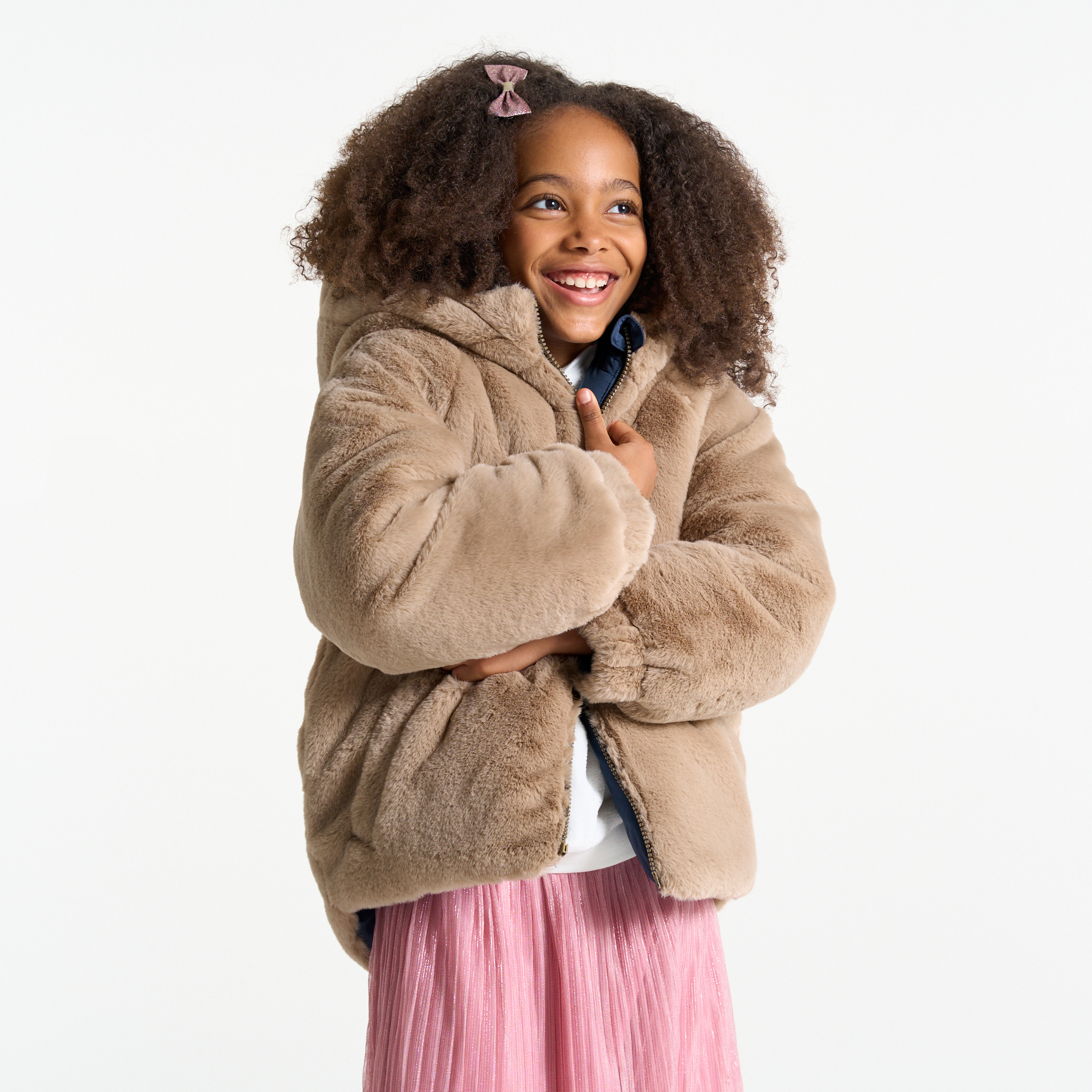 Girls teddy bear jacket online