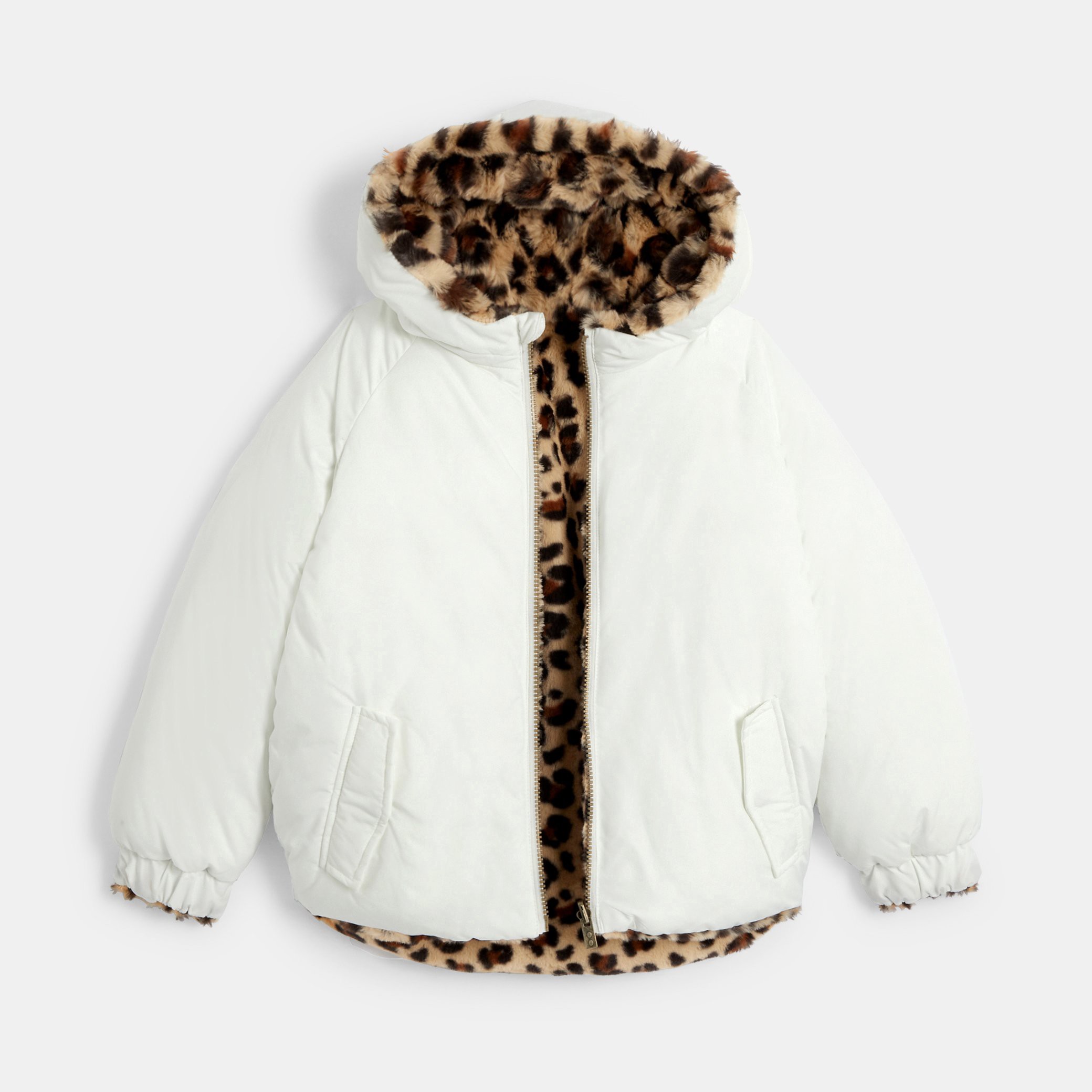 Na.e Reversible Fur Coat_White na.e ナエ Reversible Fur Coat_White