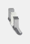Chaussettes (lot de 3 paires) gris garçon 1