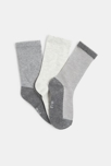 Chaussettes (lot de 3 paires) gris garçon 2