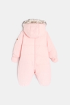 Combipilote doublée avec volants rose naissance 4