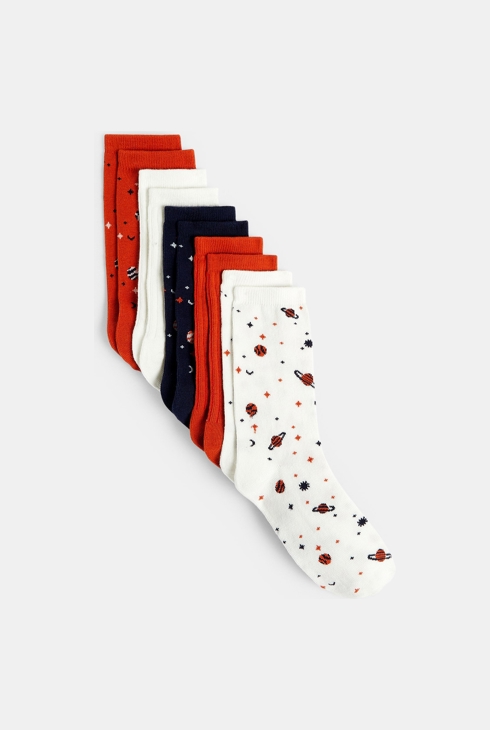 Bunte gemusterte Socken mit Motiv (5er-Pack) Jungen 1