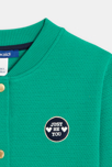 Sweat Teddy en molleton vert fille 2