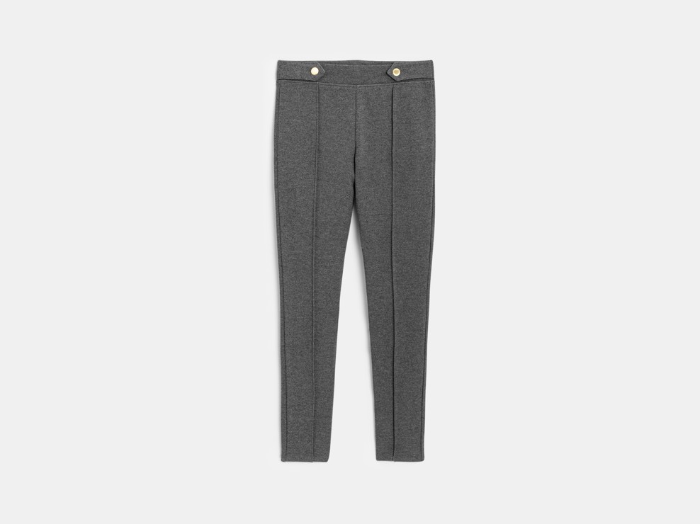 Jegging chic en jersey Milano gris fille 1