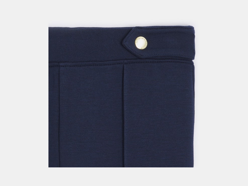 Schicke blaue Jeggings aus Milanojersey Mädchen 2