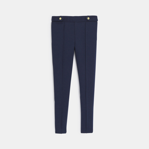 Blauwe chique jegging van milano jersey voor meisjes 1