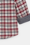 Chemise à carreaux rouge petit col bébé garçon 3