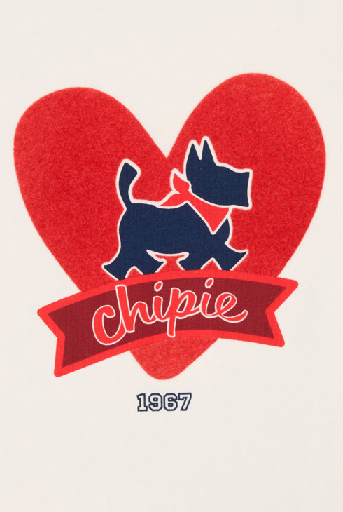 T-Shirt Scottish mit weißem Herz für Mädchen 2