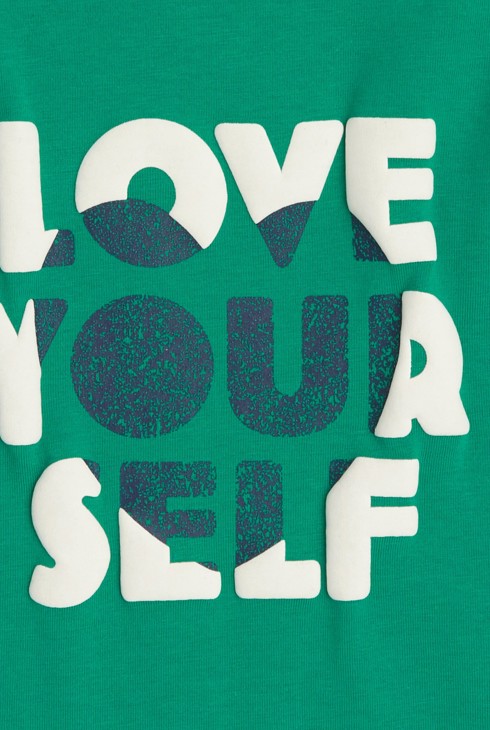 Majica s sporočilom Love zelena deklica 2