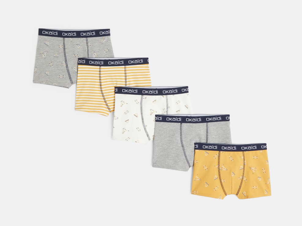 Boxers en jersey (lot de 5) garçon 1