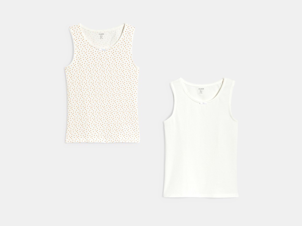 Débardeurs en jersey (lot de 2) fille 1