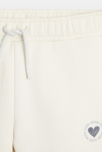 Pantalon de jogging uni blanc fille 3