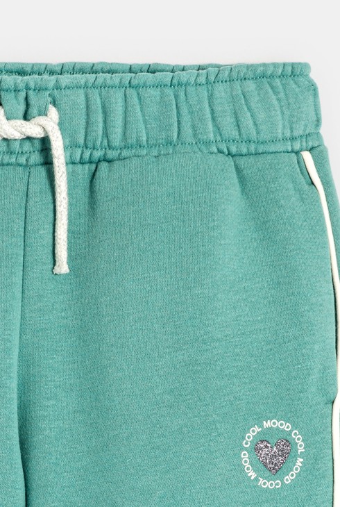 Unifarbene Jogginghose Grün Mädchen 2