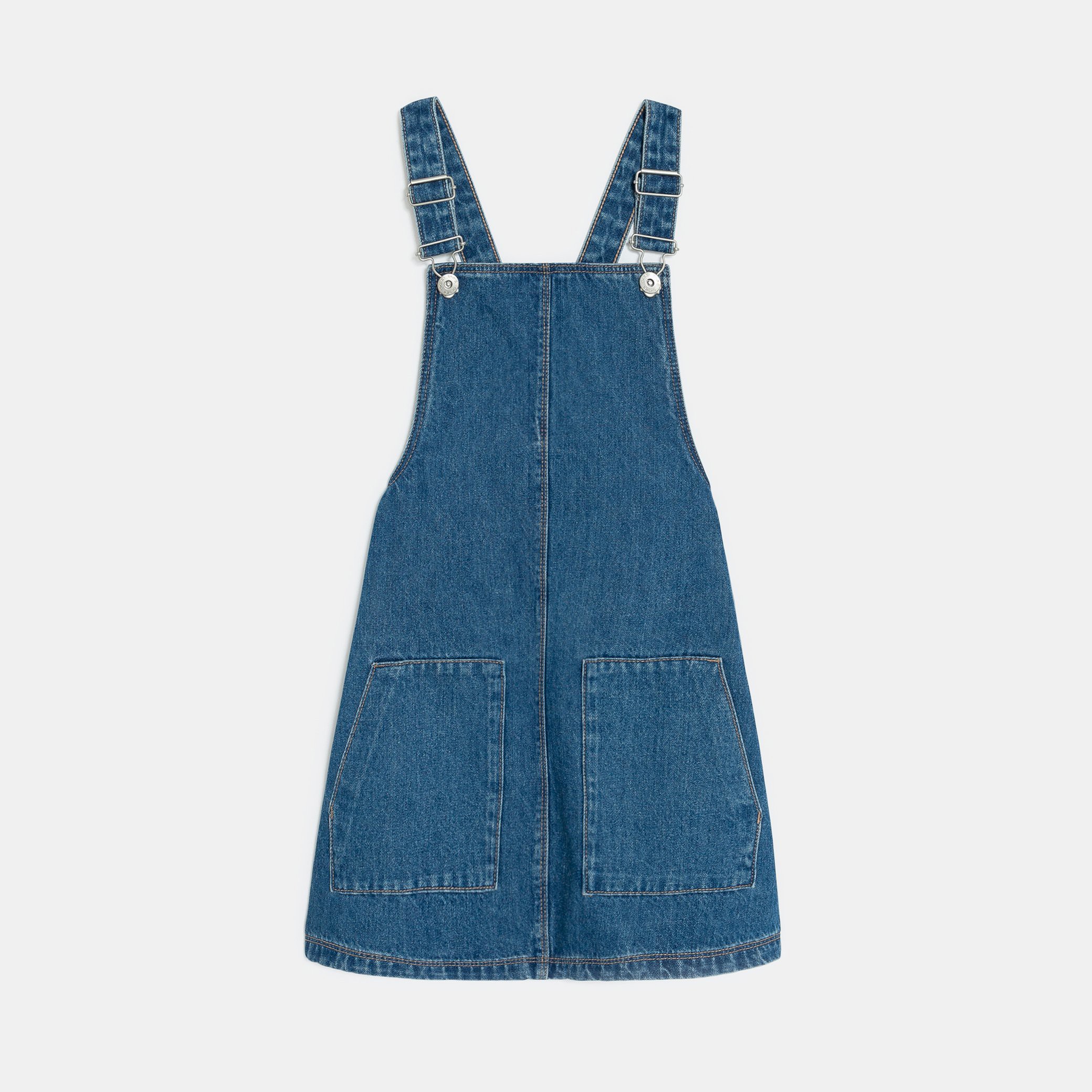 primark denim pinafore dress Cute light blue denim pinafore dress Size 10
