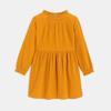 Robe en gaze de coton orange Fille