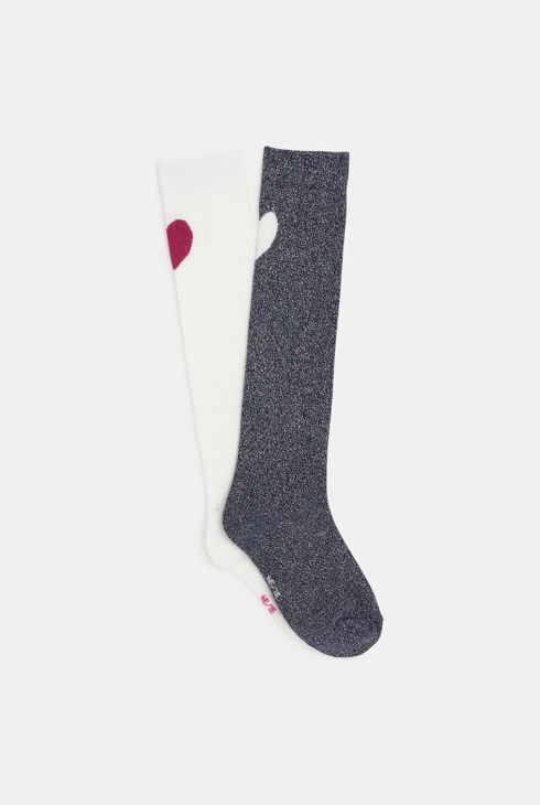 Chaussettes montantes pailletes fille