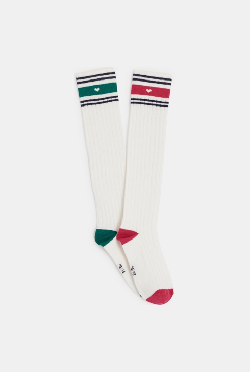 Chaussettes montantes couleurs fille