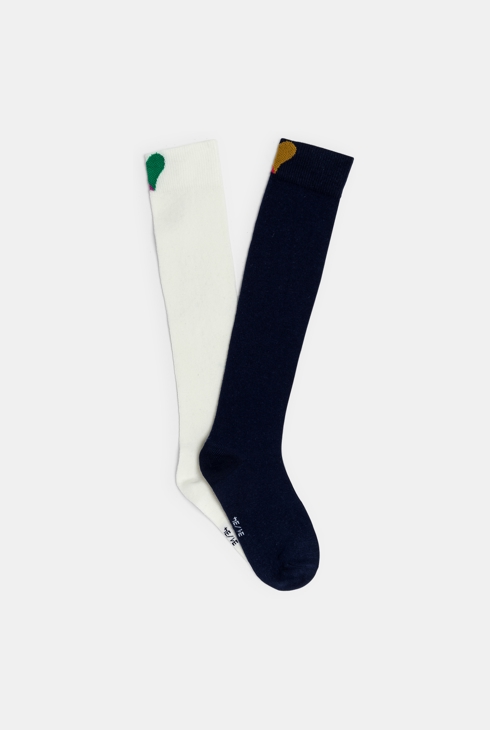 Chaussettes montantes couleurs fille