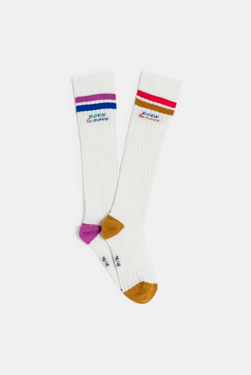 Chaussettes montantes couleurs fille