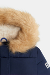 Parka matelassée déperlante bleu marine Fille 4