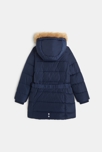Parka matelassée déperlante bleu marine Fille 5