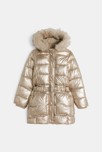 Parka matelassée déperlante doré Fille
