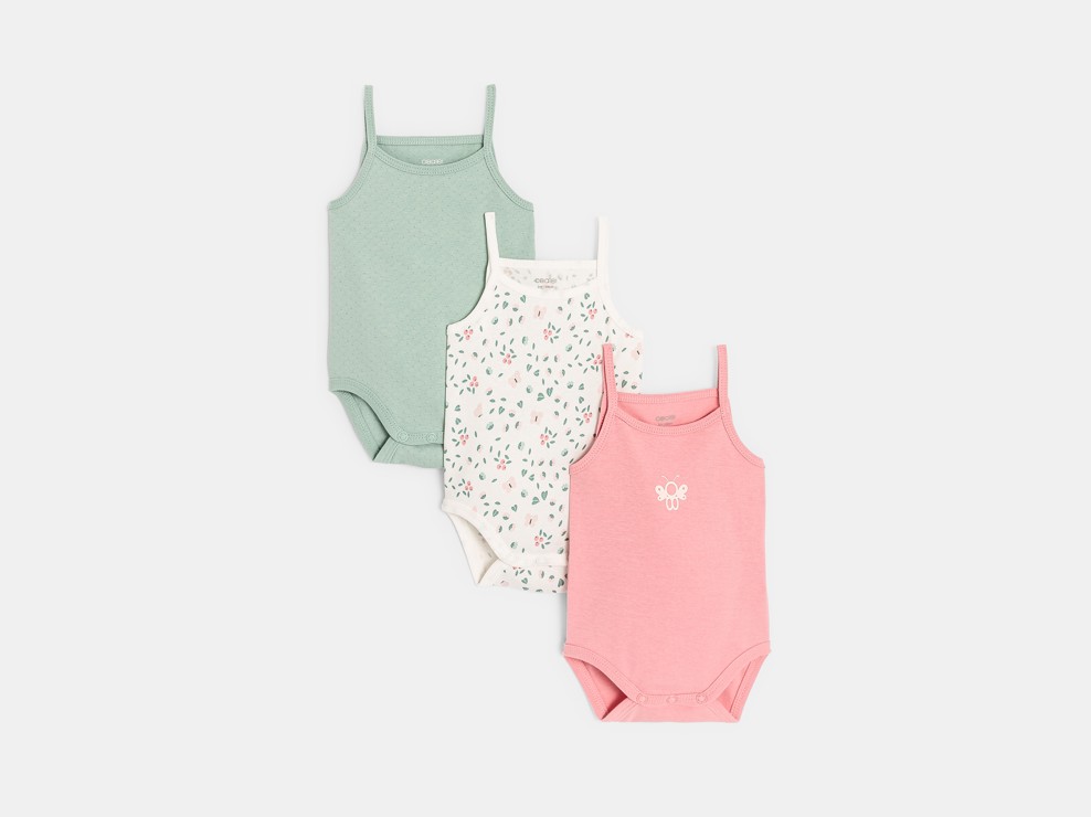 Body con spalline (set di 3) neonati 1