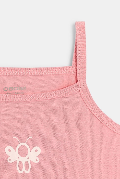 Newborns' bodysuits with straps (set of 3) 2