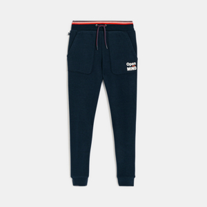 Pantalon de jogging en molleton bleu garçon 1