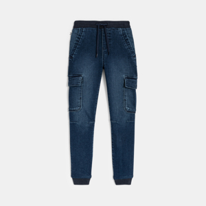 Jeans cargo albastru, pentru Băiat 1