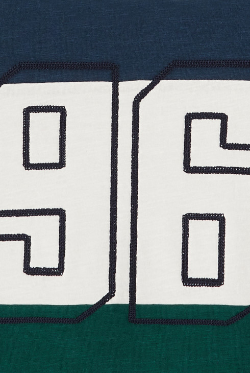 Boys' green "96" long-sleeved T-shirt 2