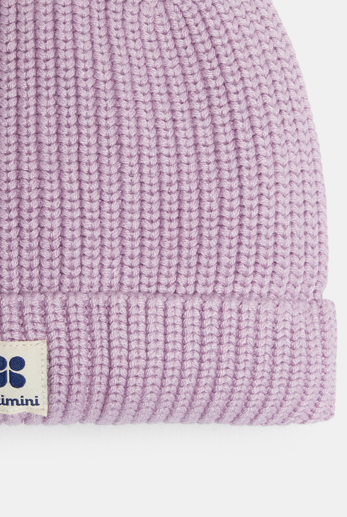 Bonnet enfant en maille tricot violet iris garçon Catimini