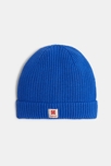Bonnet enfant en maille tricot bleu azulejos garçon Catimini