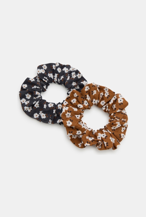 Haargummi (2er-Pack) Braun Mädchen 1