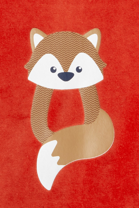 Dors-bien velours renard orange bébé garçon 2