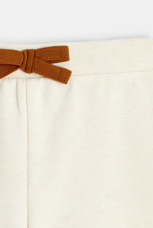 Bež hlače za jogging od flisa za djevojčice 2