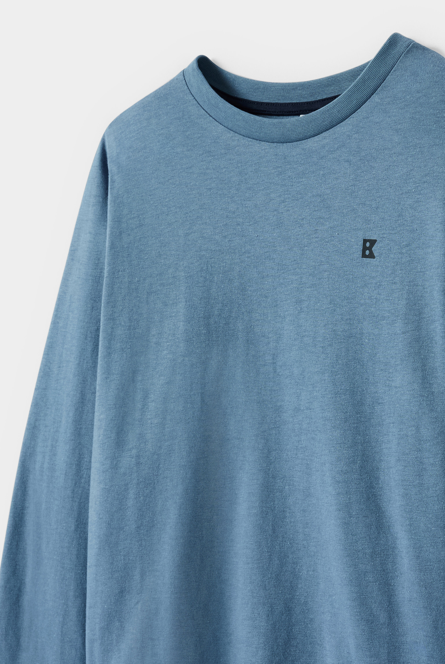 T-shirt bleu garçon - Bleu Fjord